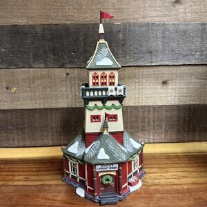 Dept 56 1993 Vintage North Pole Series Santa’s Lookout Tower In Box